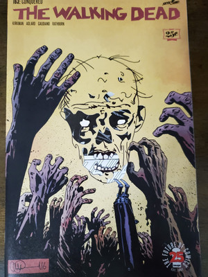 The Walking Dead #163 (Image Comics February 2017) Zombie Die Cut Remark