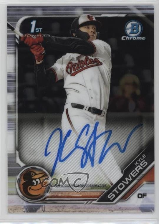 2019 Bowman Draft Chrome Draft Pick Auto Kyle Stowers #CDA-KS Auto 0n4m