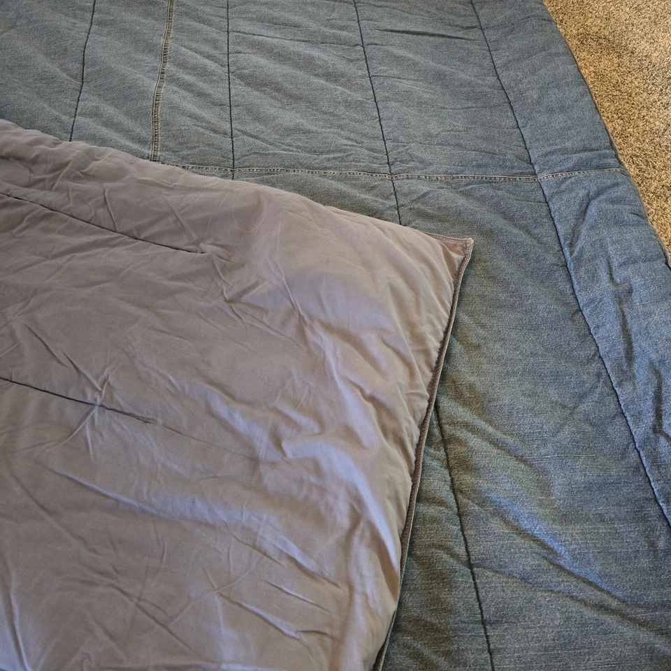 Edredón doble Tommy Hilfiger Demi azul Jean unisex aprox. 62x84 Foto 3 de 4