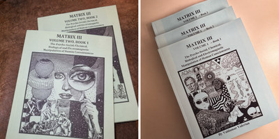 MATRIX III Volume I 1 & 2 II,UFO,Alien,Valdamar Valerian,Large 8.5*11 ,REPRINT