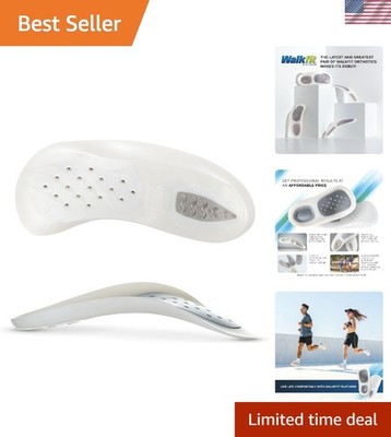 Supportive Arch Inserts with Reflexology for Enhanced Foot Stability & Comfort