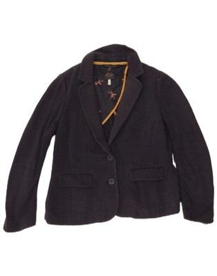 Joules Damen 2 Knopf Blazer Jacke UK 12 Medium Navy Blau Merinowolle AQ01