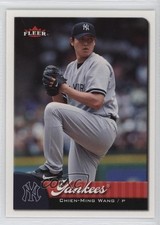 2007 Fleer Chien-Ming Wang (Yankees Logo in Blue) #127 8sr
