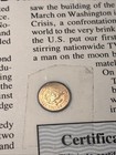 14k Solid Gold John F. Kennedy Memorial Half Dollar Small — photo 6