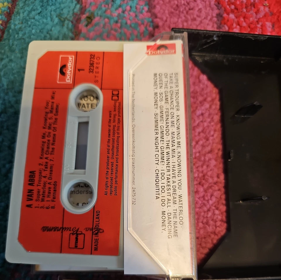 Abba - Van Abba / Wie Abba X2 Cassette Tapes / Netherlands & Germany VGC Rare - Image 3 of 4
