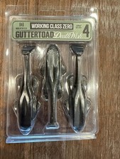 Working Class Zero WCZ GutterToad Death Wish 4" BLACK 3 pack NEW in Package