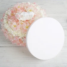 12 pcs 8" White FOAM DISCS Party Wedding Decorations Crafts Supplies Wholesale