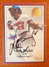 Don Baylor Signed 2000 Fleer Greats of the Game #29  California Angels