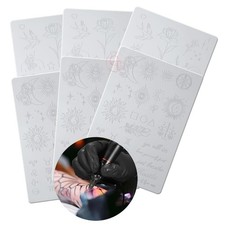 1.5mm Silicone Tattoo Practice Skin - TypeB-White Skin-1pc, White Skin-1pc