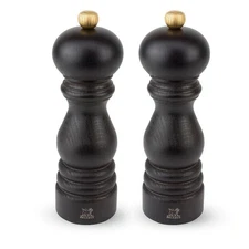 NEW Peugeot Paris Salt & Pepper Mill Set Chocolate 18cm 2pce