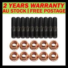 10 Pcs M10x1.5x45mm High Tensile Stud Kit for Manifold & Turbo