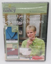 NANCY ZIEMAN - SEWING WITH NANCY: NANCY'S 25 FAVORITE SEWING TECHNIQUES DVD