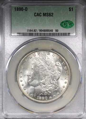 1890-O Morgan Dollar CAC MS62 Uncirculated Better Date $1
