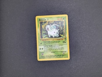 Pokémon TCG Nidoran Female Unlimited Common Base Set 2 82/130 Lightly Played