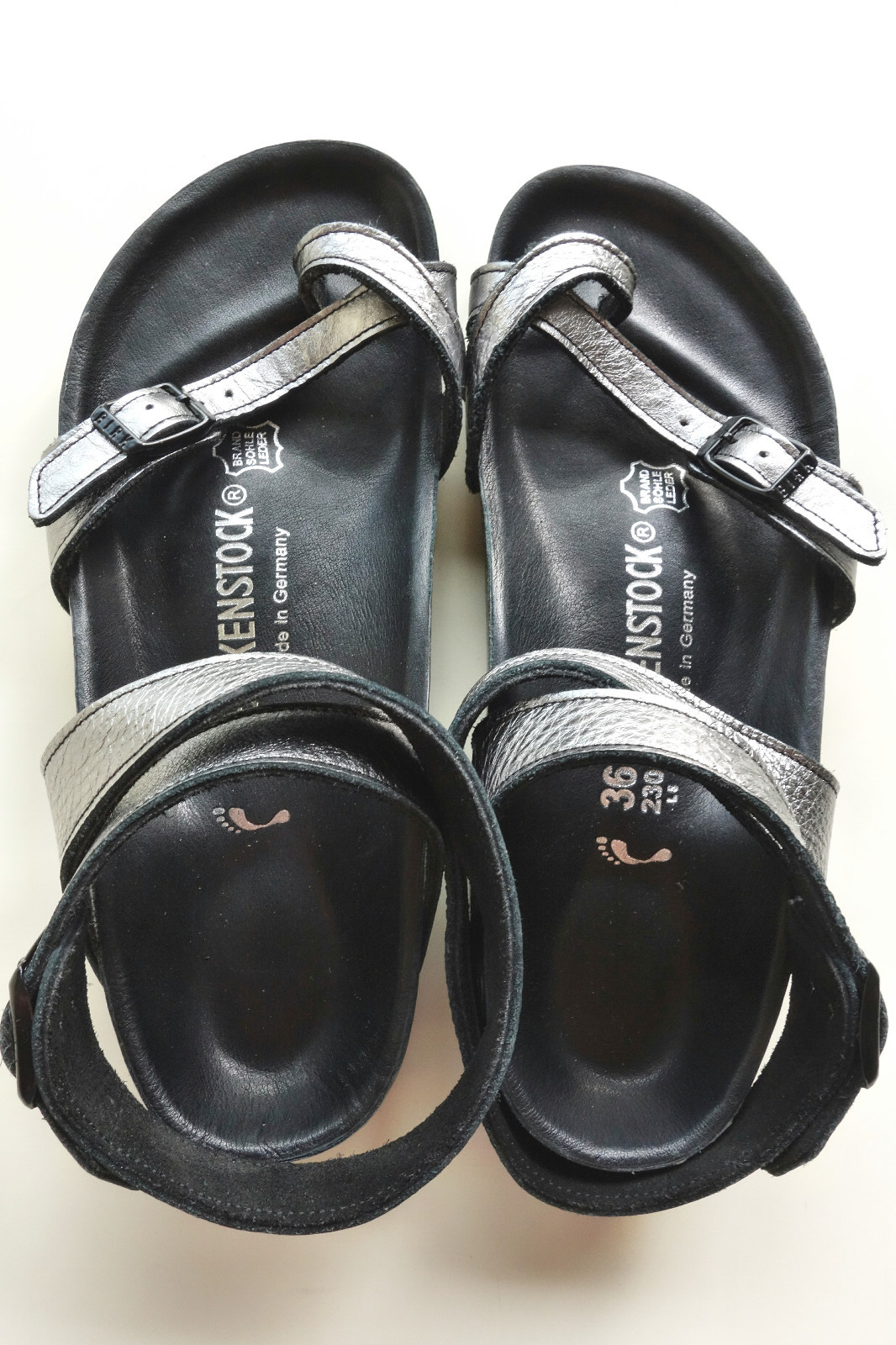 birkenstock yara metallic