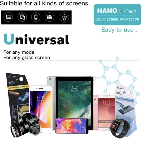 Protector de pantalla líquido nano de alta tecnología iPhone 12 11 Pro XS X Samsung Note S10 S9 - Imagen 3 de 10