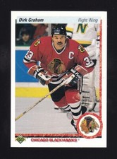 1990-91 Upper Deck Dirk Graham #131 Chicago Blackhawks