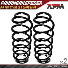 2x Federn Fahrwerksfeder Hinterachse L= 332mm für Audi TT 8N3 1.8 T Coupe 98-06