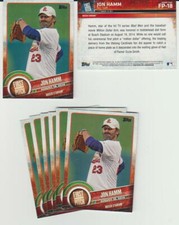 Jon Hamm rookie card RC, 2015 Topps First Pitch #18, St. Louis Cardinals, Mad Me