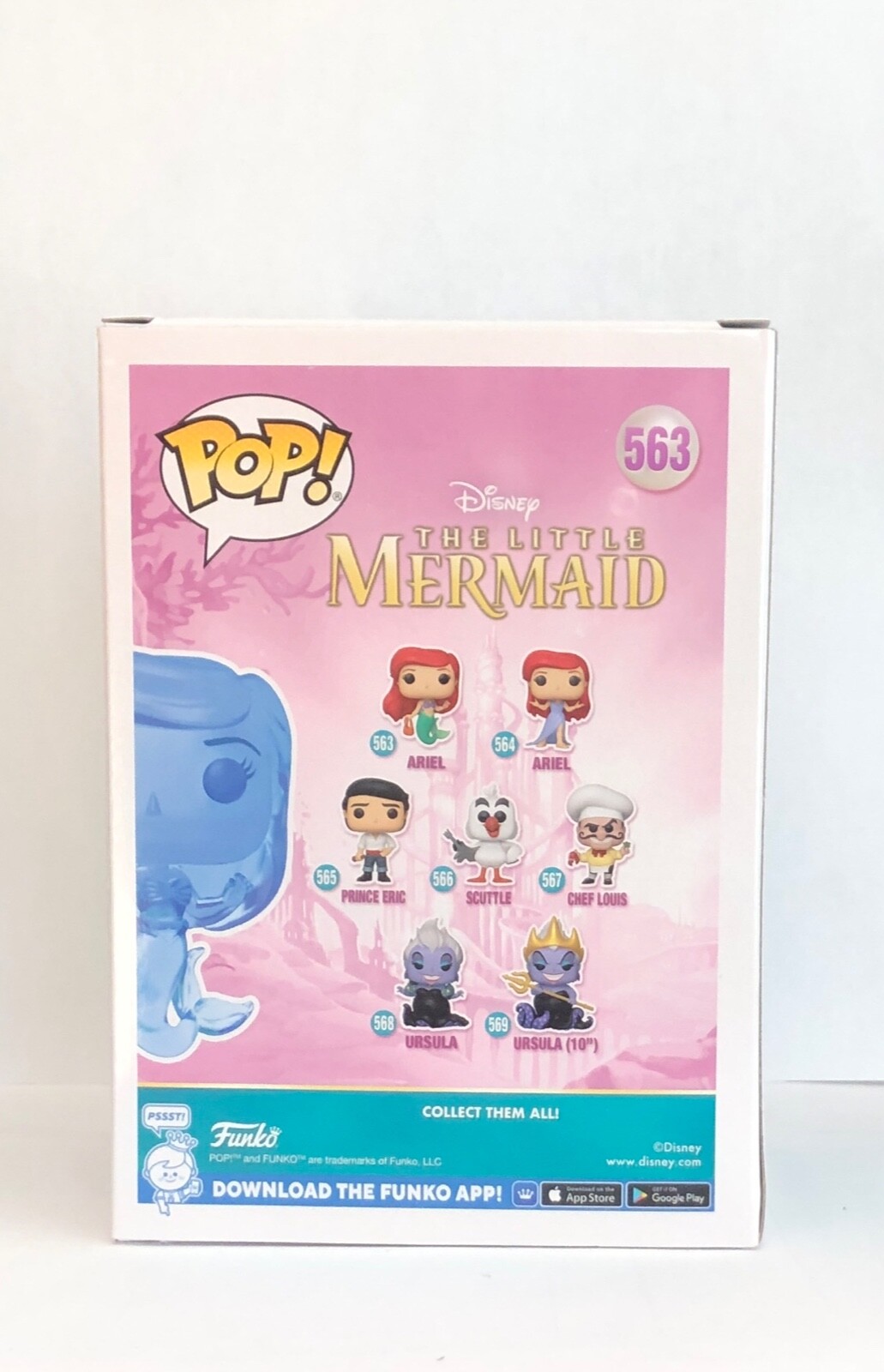 Funko Pop! Disney Little Mermaid ARIEL #563 [Exclusive] Vinyl Figure ...