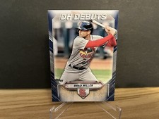 2021 MLB Topps Brad Miller #DHD-8 DH Debuts Insert Card
