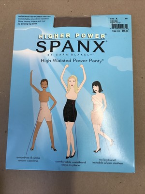 SPANX Higher Power Panties Performance Underwear Mid Thigh Cocoa Size A