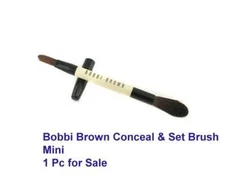 New brown Mini Conceal & Set Double end brush for makeup foundation new