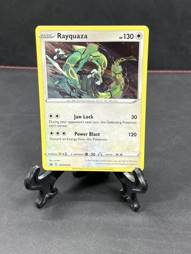 Pokemon TCG Rayquaza Black Star Promo SWSH029 3 Pack Blister NM # 029 BSP
