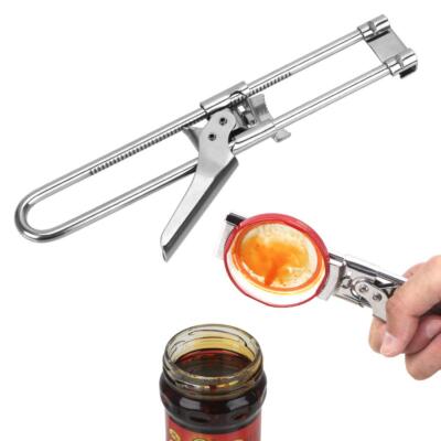Kitchen Accessories Gripper Can Opener Manual Stainless Steel Adjustable