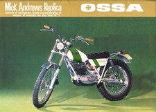 OSSA MICK ANDREWS 250c GAS TANK PAINT AND DECALS OSSA MAR 250cc PETROL tank NEW