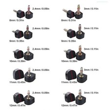 40Pcs High Heel Tip Replacement Repair Wear Resistant Anti-Skid Shoe Accessories