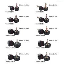 40Pcs High Heel Tip Replacement Repair Wear Resistant Anti-Skid Shoe Accessories