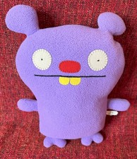 UGLY DOLL TRUNKO 13" Light Purple Toothy Plush Monster Stuffed Toy 2008