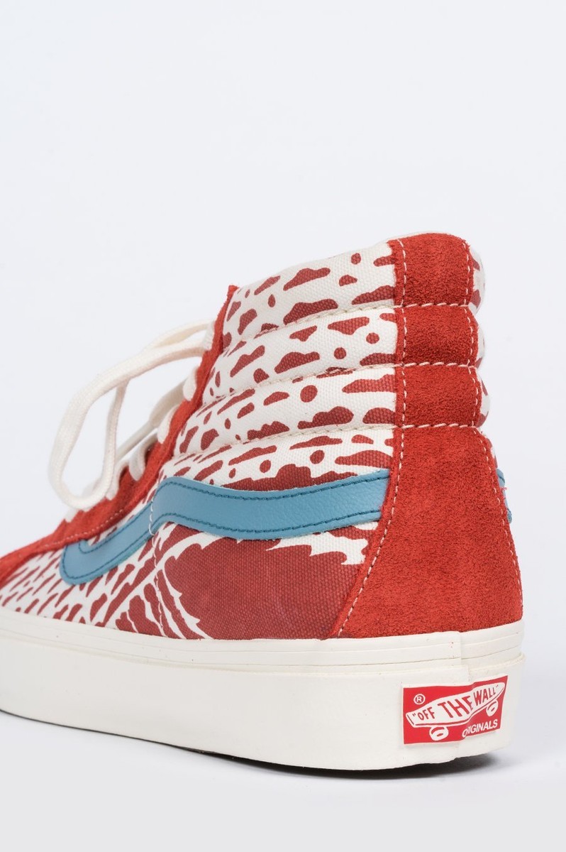 靴 VAULT VANS John Van Hamersveld SK8-HI LX Vans Vault x JOHN VAN HAMERSVELD JVH OG SK8-HI LX Red/White