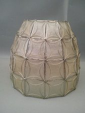 Vintage Capiz Muschel Pendelleuchtenschirm 70er Jahre