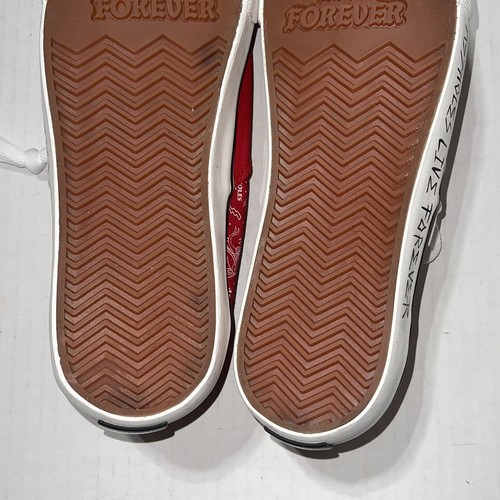 ASSHOLES*S LIVE FOREVER AUTHENTIC RED VANS WOTH DUST BAG US SIZE 12 BRAND NEW - Picture 11 of 12