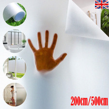 2/5M Roll Frosted Window Film PVC Self-adhesive Privacy Glass Door/Window Films.