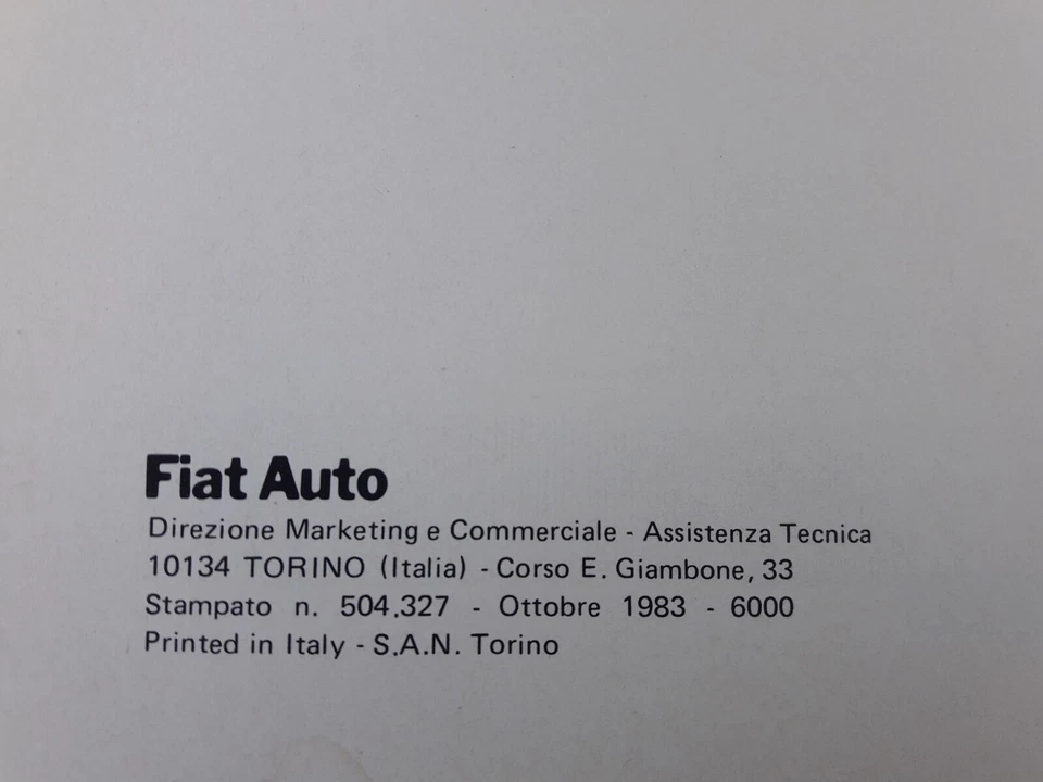 Manuale di Assistenza Tecnica Condizionatore d'aria Fiat Nuova Ritmo e Regata - Immagine 2 di 4