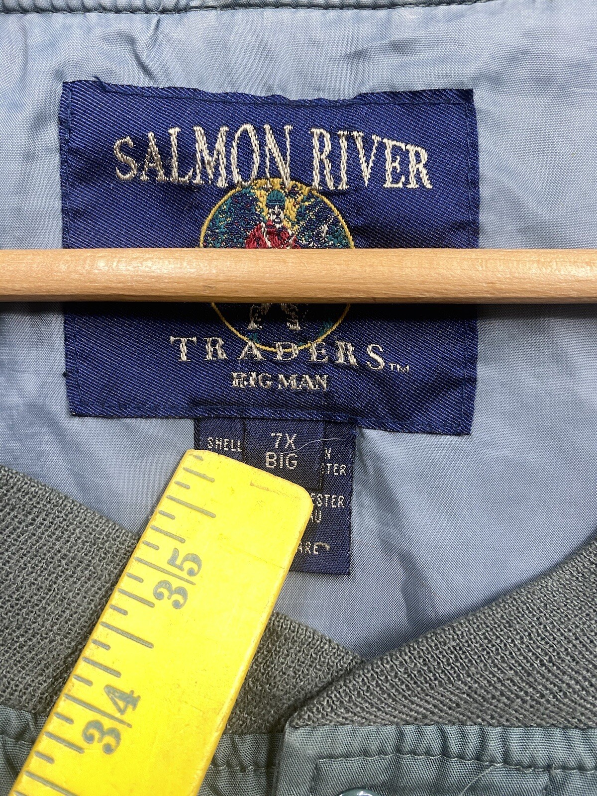 Salmon River Traders Jacket Men’s Green Sz 7X Big (Stain And Wear Shown