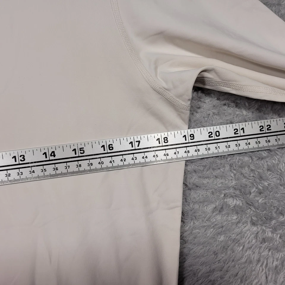 Camisa de surf Quicksilver juvenil grande branca pulôver tecnologia UV manga longa - mancha - Imagem 4 de 4