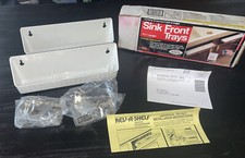 REV-A-SHELF Sink Front Trays Two 11 1/4" Tip Out White Polymer-NIB
