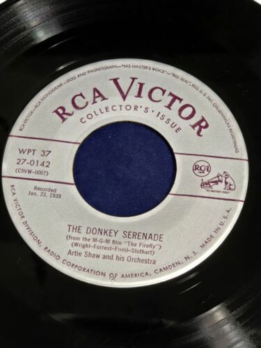 Artie Shaw & Orchestra - The Donkey Serenade / What Is This Thing Called- 45rpm