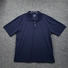 Champions Tour Polo Shirt Mens XL Blue Short Sleeves Collared Golf Golfing