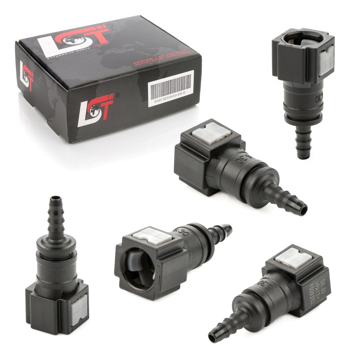5x Quick Release Fuel Line Hose Coupling Straight Narrow 6.3 * 5 mm