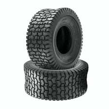 Halberd Set 2 16x6.50-8 Lawn Mower Tires 4PR Heavy Duty 16x6.5x8 Tubeless Garden