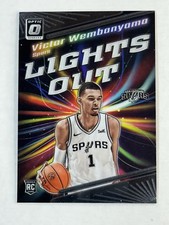 2023-24 Donruss Optic Basketball Victor Wembanyama RC Lights Out