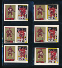 Lot (6) 1988-89 O-Pee-Chee Stickers #120 250 Brad McCrimmon Brent Ashton (HO22)