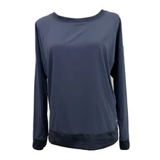 Women's GAP Fit Size XS Navy Blue Athletic Top Lightweight Athleisure