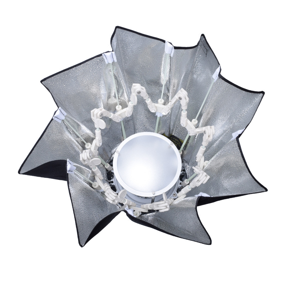 70cm SILVER Portable Collapsible Foldable Beauty Dish fr Profoto Strobe Flash - Afbeelding 10 van 12