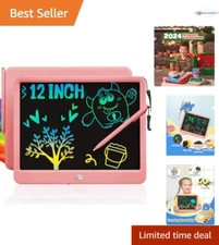 LCD Writing Tablet Plastic 12 Inch Erasable Drawing Pad Kids Gifts Creative Fun